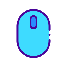 clicker del mouse icono