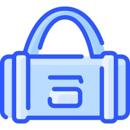 Sport bag icon