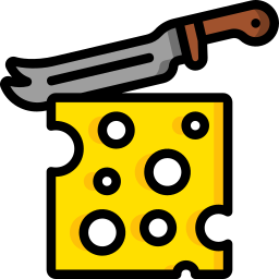 Cheese slice icon