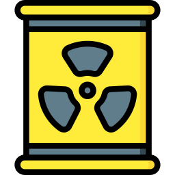 perigo nuclear Ícone