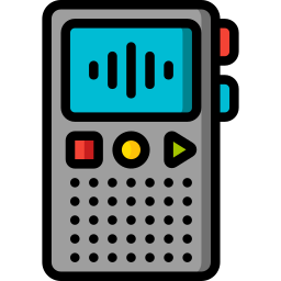 grabadora de audio icono