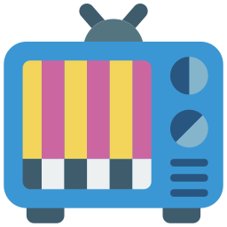 Television screen icon