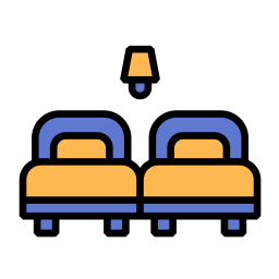 Twin beds icon