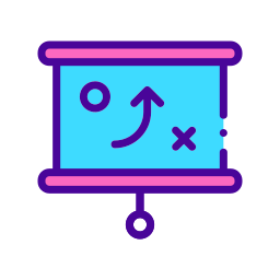 plan stratégique Icône