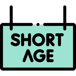 Shortage icon