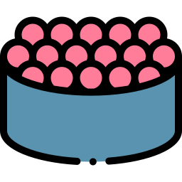 Ikura sushi icon
