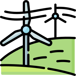 Ветряная электростанция иконка