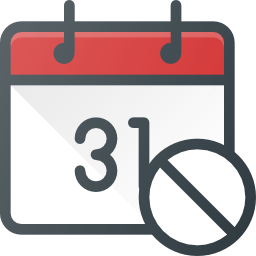 cancelar evento icono