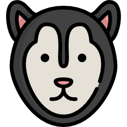 Siberian husky icon