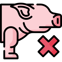 Żadna świnia ikona
