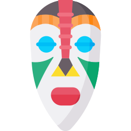 African mask icon