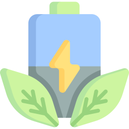 Eco battery icon