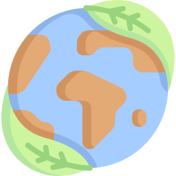 Planet earth icon