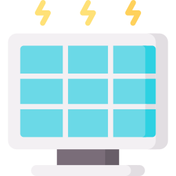 painel solar Ícone