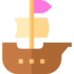 nave pirata icona