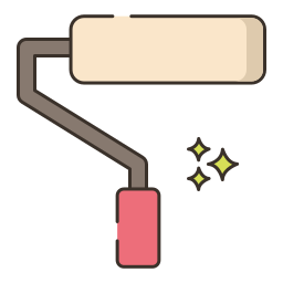 Paint roller icon