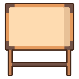 White board icon