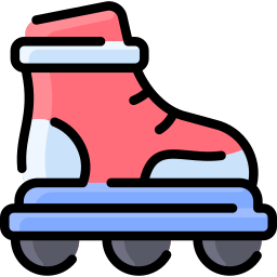 patin à roulettes Icône