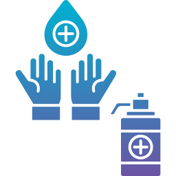 desinfectante de manos icono