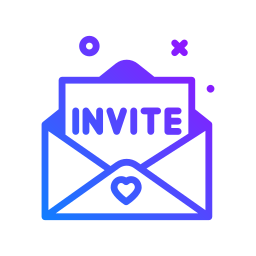 uitnodiging icoon