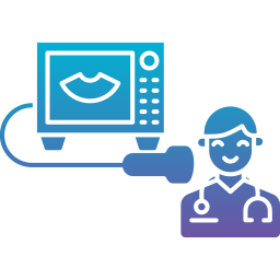 máquina de ultrassom Ícone