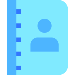 carnet de contacts Icône