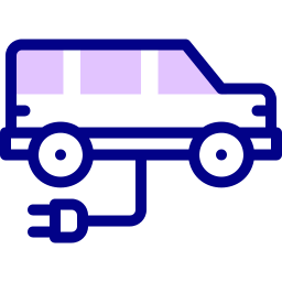 Electric car icon