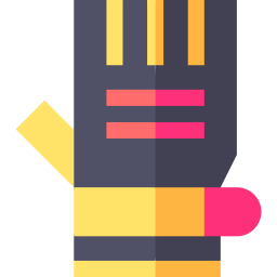 Cycling gloves icon