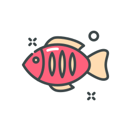 Fried fish icon