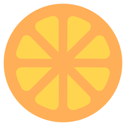 sinaasappelschijfje icoon