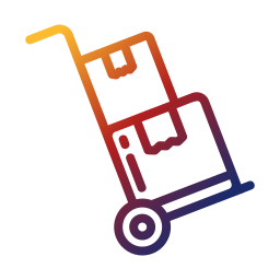 Trolley cart icon