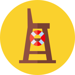 인명 구조원 의자 icon