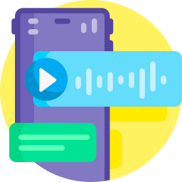 Audio message icon