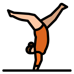 gimnastyczny ikona
