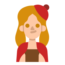 Red riding hood icon