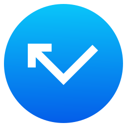 Up left arrow icon