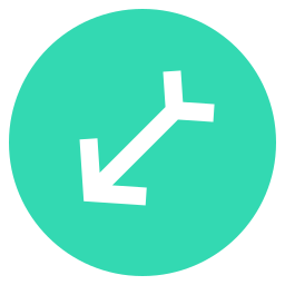 Diagonal arrow icon