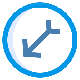 Diagonal arrow icon