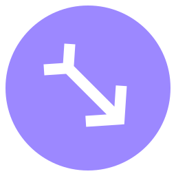 Diagonal arrow icon