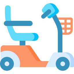 Mobility scooter icon