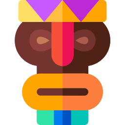 máscara tiki icono