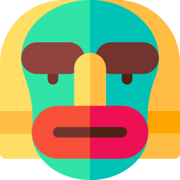 máscara tiki icono