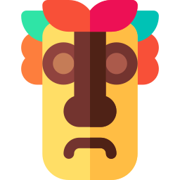 máscara tiki icono