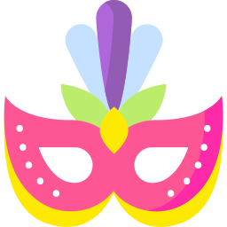 carnaval masker icoon