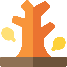 Dry tree icon