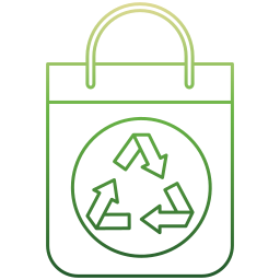 Recycled bag icon