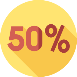 50パーセント icon