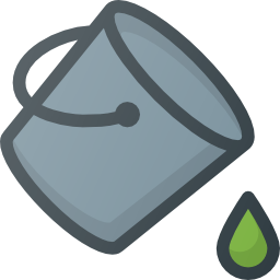 bote de pintura icono