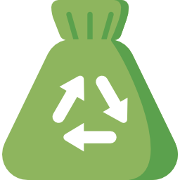 Recycling bag icon