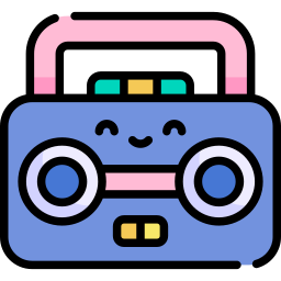 Radio cassette icon